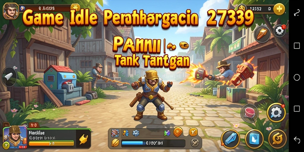 Screenshot gameplay yang menampilkan pengalaman bermain Idle di 2739.