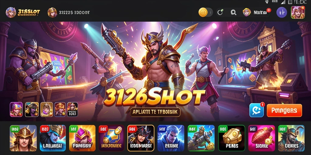 Tampilan utama dari 3126SLOT yang memudahkan navigasi.