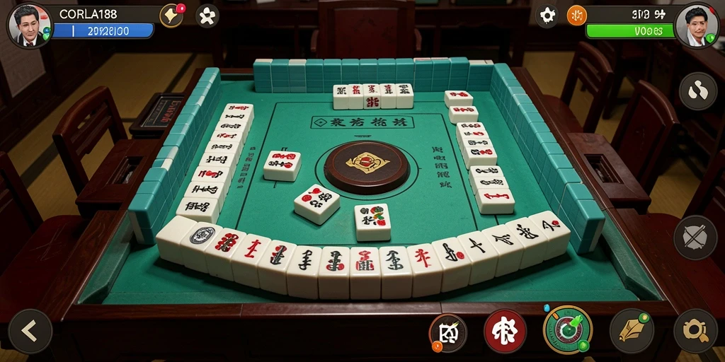 Tampilan luar biasa dari gameplay Mahjong CORLA188 yang menantang.