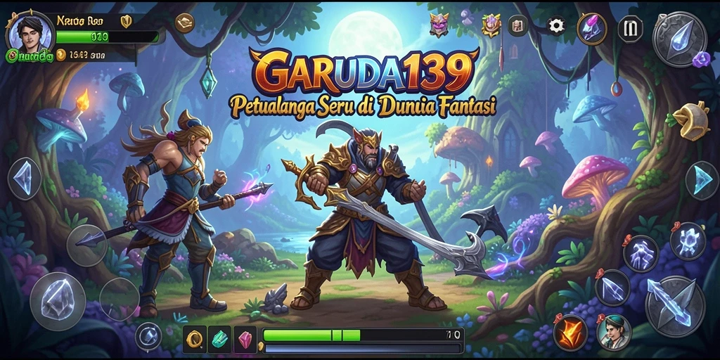 Tampilan gameplay RPG GARUDA138 yang menarik dan penuh aksi.