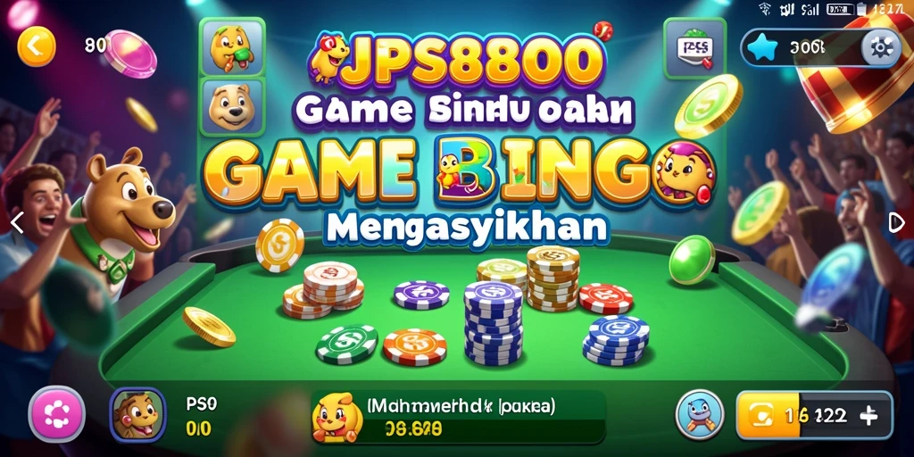 Screenshot JPS88 menampilkan serunya permainan Bingo yang interaktif.