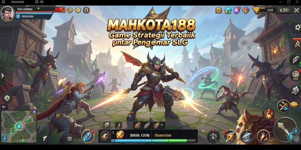 Tampilan gameplay menakjubkan dari MAHKOTA188 yang penuh strategi.