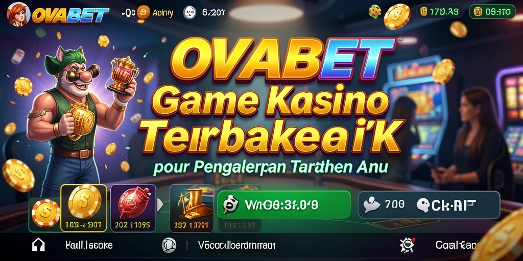 Tampilan menarik dari gameplay Kasino di OVABET.