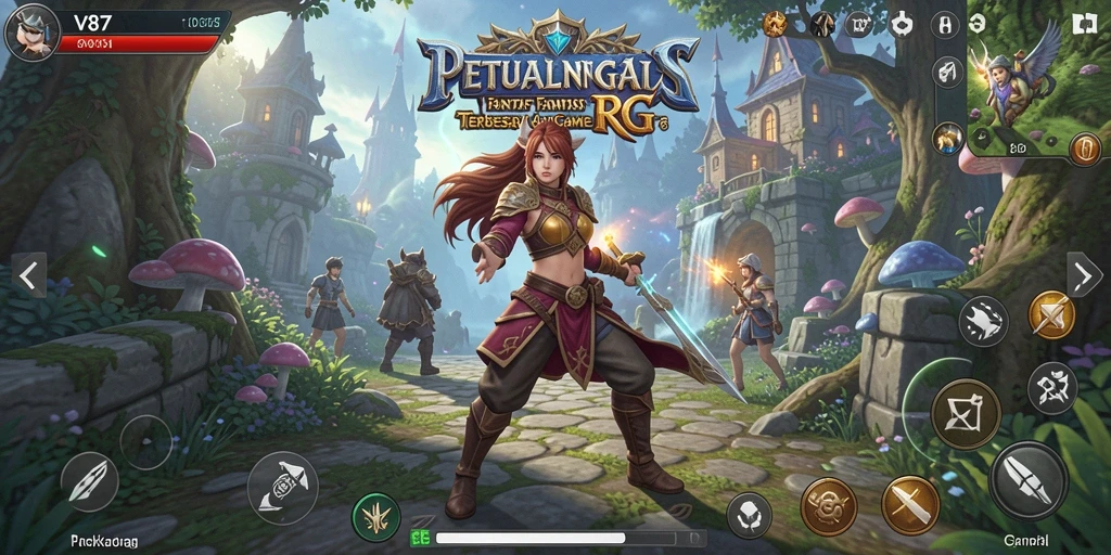 Gameplay V87 yang mendebarkan di dunia RPG yang imersif.