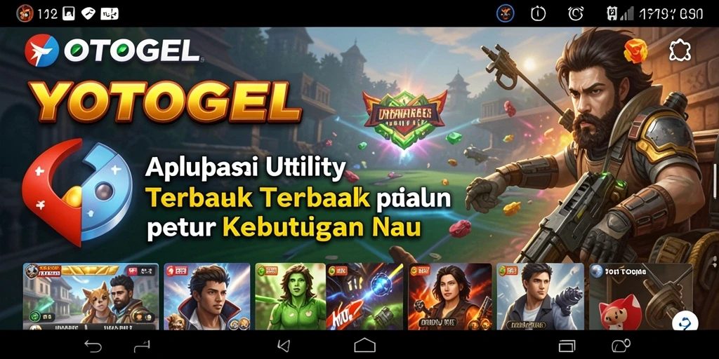 Tampilan utama YOTOGEL dengan antarmuka yang intuitif dan fitur-fitur lengkap.